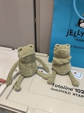 Jellycat 7'' Sad Fergus Frog Plush Toy   Funny Gift - New