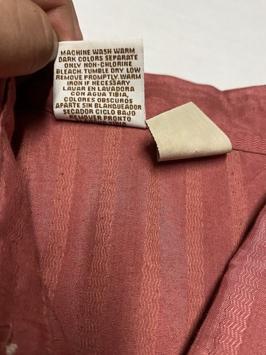 WESTERN FRONTIER Pearl Snap Shirt Men XL Salmon Vintage USA Cowboy Roper Texas - Picture 4 of 9