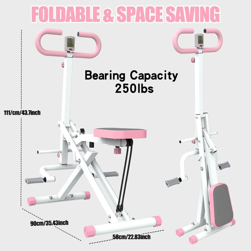 Squat Machine for Home, Adjustable 4 Resistance Bands,Rodeocore Exercise Machine - Picture 8 of 14