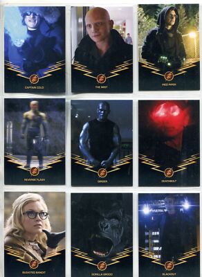 The Flash Staffel 1 komplettes Rogues Chase Kartenset G1-9