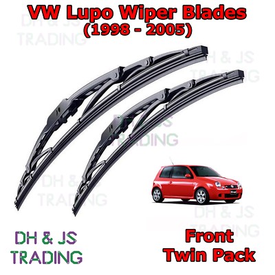VW Lupo 1998-2005 Aero Flat Windscreen Wiper Blades 21/" 19/" Set