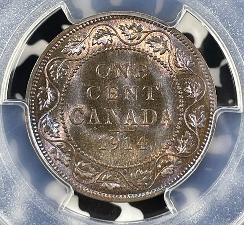 1914 Canada Large Cent PCGS MS65BN Lot#G036 Gem BU! - Picture 4 of 4