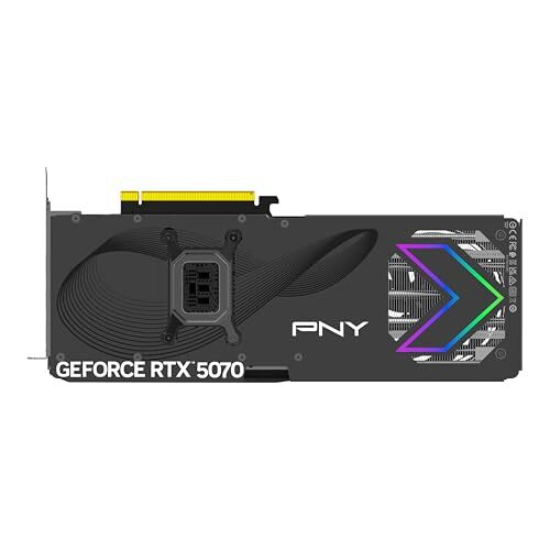 Ventilador triple overclockeado PNY GeForce RTX™ 5070 ARGB - Imagen 4 de 6