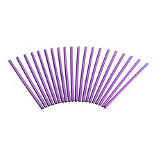 20x Purple Car Air Outlet Decoration Strip for Straight Air Outlet Grille Part