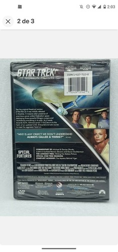 Star Trek I: The Motion Picture (DVD) NEW  - Picture 2 of 2