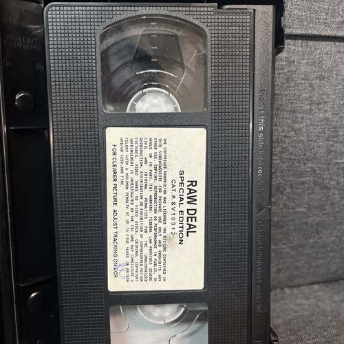 Total Recall, Raw Deal 2 X Arnold Schwarzenegger VHS Video Tape Bundle - Picture 6 of 7