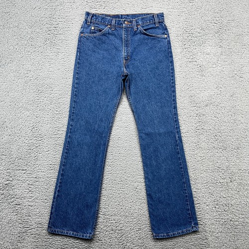 Vintage Levis 517 Orange Tab Jeans Mens 33x33 Dark Wash USA 90s Bootcut Cowboy - Image 1