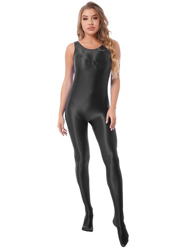 Damen Frauen Female Bodystocking Bauch Kontrolle Body Einfarbig Overall - Bild 39 von 117