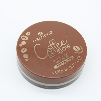 2x Essence Coffee to Glow Healthy Glow Face Scrub Gesichtspeeling 2x6g - NEU OVP