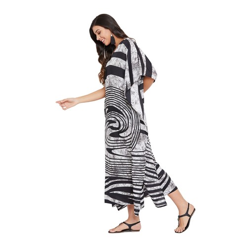 Womens Plus Size Kaftan Long Maxi Dress Beach Kimono Gown Caftan Christmas Gift - Picture 163 of 604