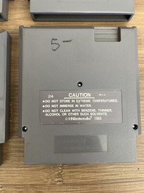 NES Sports Game Lot Bases Loaded, Double Dribble, Tennis, etc NINTENDO Vtg