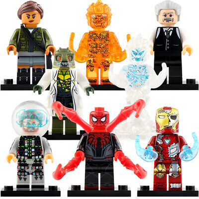 Ned Liz Spiderman Far From Home Lego Moc Minifigure Gift Kids Toy Collection