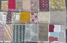 HUGE LOT OF 20 PACKS OF 12x12 SCRAPBOOKING CARDSTOCK RETAIL FOR OVER $500/NEW