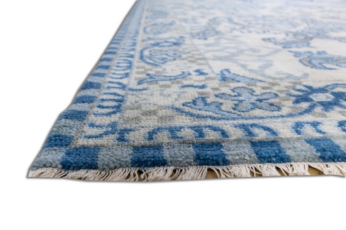 Oriental Vintage Look, Wool Area Rug, Transitional Hand-Knotted 8x10- ACKT- 2307 - Picture 3 of 9