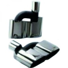 Sportauspuffblenden Auspuff Endrohr Passend für Mercedes S-Klasse W221 05-13