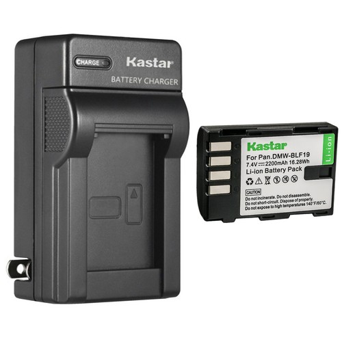 Kastar Battery AC Wall Charger for Panasonic DMW-BLF19 BLF19E & Lumix DMC-GH4 - Picture 8 of 11