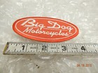 Bdm Big dog Motorcycle Patch Vtwin Chopper K9 Mastiff Jacket 4x2 emblem oval or