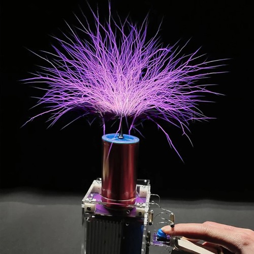 Coil Gun Portable Handheld Coil High Voltage Generator Artificial Lightning Coil - Picture 3 of 8