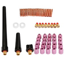 58Pcs Tig Welding Torch Stubby Gas Lens Consumables Cup Kit For Wp-9/20/25 B9