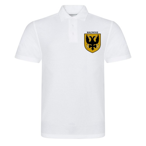 Irish Family Name Crest in Colour on White Polo Shirt Surnames Ahearne -Collins - Bild 6 von 12