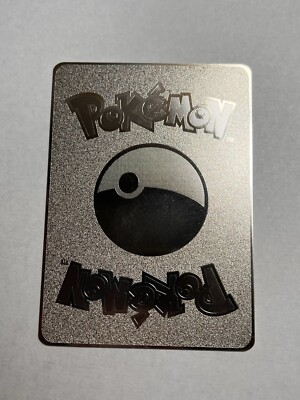 Shiny Charizard VMAX Silver Metal Pokemon Display Card HP330 074