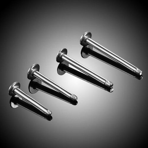 100pcs Lip Piercing Bar Ear Studs Earrings Labret Piercing Piercing Replacement - Picture 6 of 12