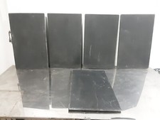 **LOT OF 5** EXPRESSLY & NBSP; HUBERT GRANITILES FULL SIZE BLACK TILE for buffet