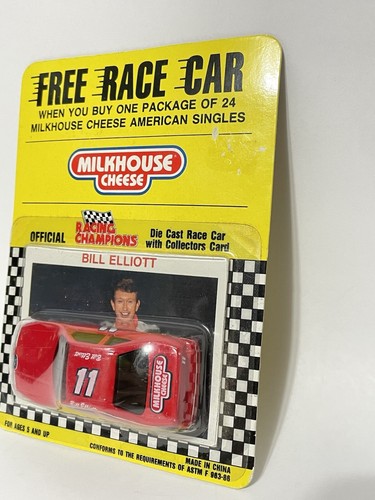 Bill Elliott #11 Diecast Car 1992, Milkhouse Cheese Promo Racing Champions - Bild 3 von 6