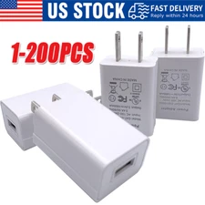 Universal 5V 1A US Plug USB AC Wall Charger Power Adapter For Smart Phone Lot