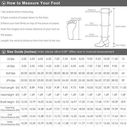 Women's Knee High Riding Boots Flat Heel Tall Boots Round Toe,Buckle Straps - Picture 7 of 7