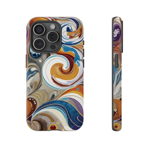 Vintage Swirl Pattern Phone Case x iPhone, Samsung, Google Pixel - Durable Cover - Picture 18 of 106