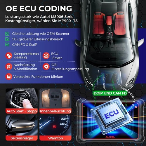 Dispositivo de diagnóstico Autel MaxiPRO MP900-TS PRO OBD2 2025 TODO el sistema ECU codificación TPMS - Imagen 4 de 15