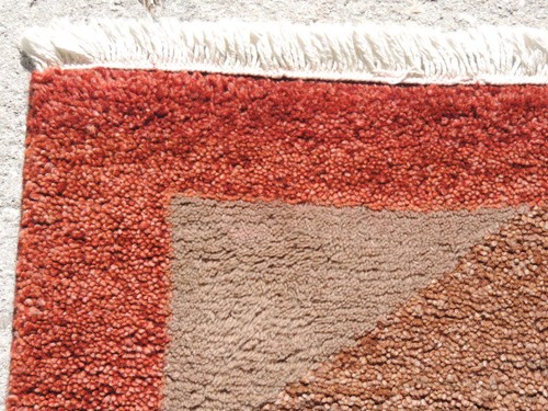 2x3 ft. Alfombra de lana afgana hecha a mano - Imagen 4 de 8