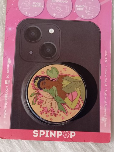 NEW SpinPop Officially Licensed Disney Tiana Princess & The Frog Phone Pop Grip! - Picture 3 of 5