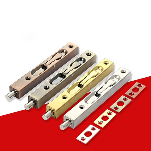 Stainless Steel Door Flush Bolt Concealed Lever Action Latch for Double Doors - Picture 3 of 10