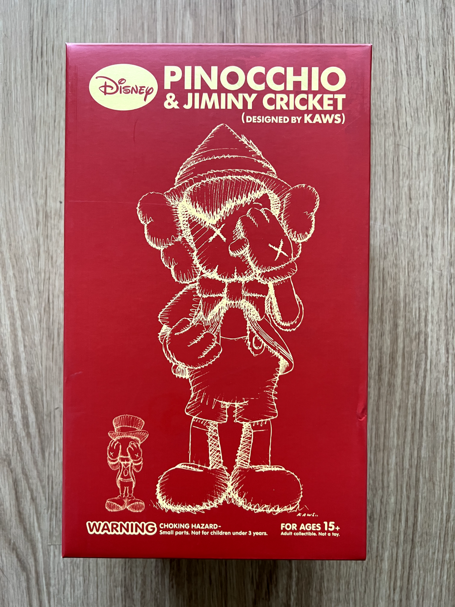 KAWS MEDICOM TOY x DISNEY: PINOCCHIO & JIMINY CRICKET, 2010 KAWS MEDICOM TOY x DISNEY: PINOCCHIO & JIMINY CRICKET, 2010
