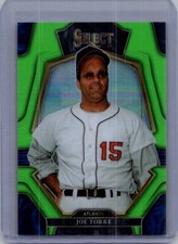 2023 Panini Select #174 Joe Torre Neon Green Prizm #/75