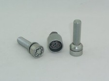 H&R Felgenschlösser Felgenschloß 2 Stk. silber M14x1,5x39 bew. Kugelbund R13