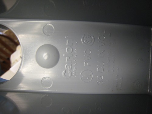 Carlon E986H, 1-1/2", LB-Style, Rectangular, Rigid Conduit Body with Cover, 1pc - Picture 5 of 5