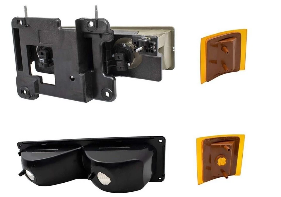 8 piezas. Juego de luces marcadoras de estacionamiento/señal de faros para 1994-1998 1999 C1500 Suburban Foto 3 de 4