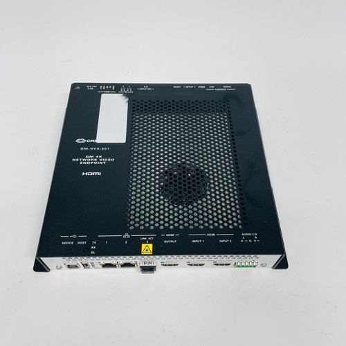 Módulo de punto final de video en red Crestron DM-NVX-351 DM 4K (no probado sin adaptador)