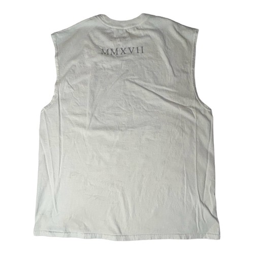 Camiseta sin mangas Disneyland Mickey Mouse Happiest Place on Earth blanca 2017 para hombre XL - Imagen 8 de 9