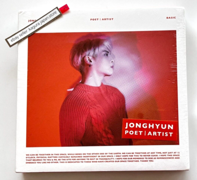 SHINee ジョンヒョン アルバム CD SHINee Jonghyun Poet Artist Solo Album 2018 CD + 86P Booklet