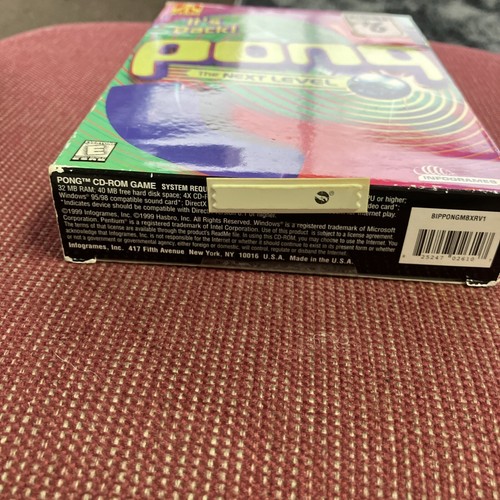 Atari It's Back Pong The Next Level WINDOWS 95/98 CD ROM De Colección SELLADO EN CAJA - Imagen 6 de 6