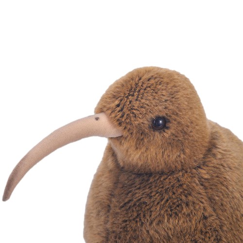 Kiwi Bird Plush Toy, Stuffed Animal Furry Kiwi Plushie Doll, Soft Fluffy - Picture 6 of 9