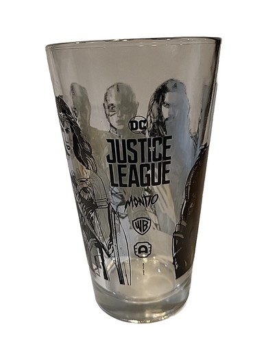 Mondo DC Justice League 2017 Alamo Drafthouse Exclusive Mondo Glass - Picture 1 of 3