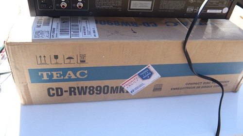 Teac CD-RW890 MKII Black Digital High Speed CD Recorder+box+manual+remote NICE - Picture 11 of 13