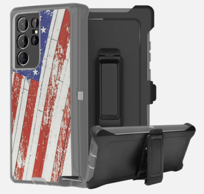 For Samsung Galaxy S23  S23+ Ultra Defender Rugged Case W/Clip & Screen  USA