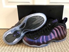 NEW Size 12 Nike Air Foamposite One Black/Varsity Purple (2017) - 314996 008