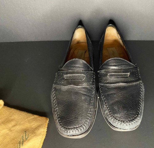 Mezlan Mens 8.5 Cologne 309M Black Penny Loafer Made In Spain - Bild 2 von 9
